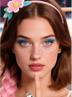 Colorful Festival Face Makeup Stickers