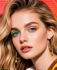 Neon Pastel Face & Eye Makeup Stickers
