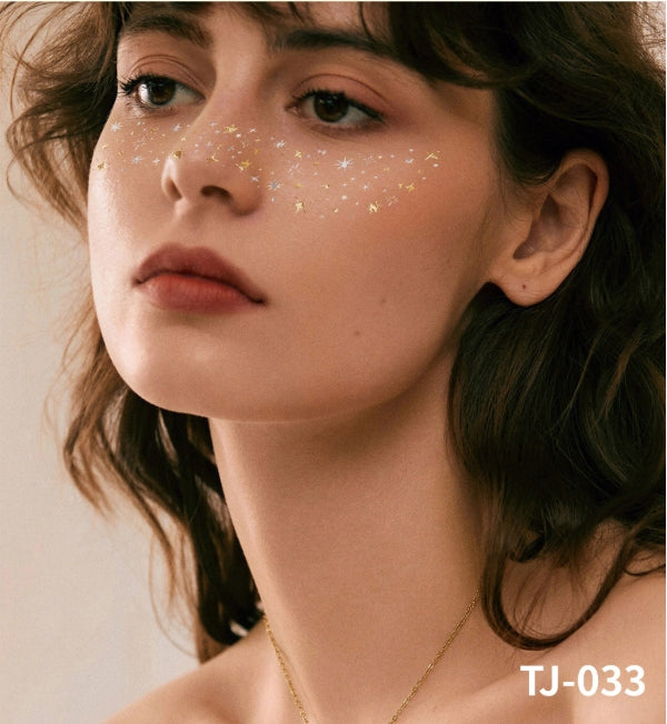 Sun-Kissed Faux Freckle Face Stickers