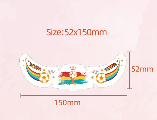 World Cup Fan Face Stickers