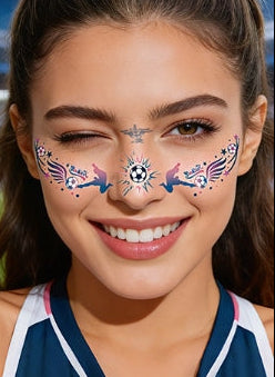 World Cup Fan Face Stickers