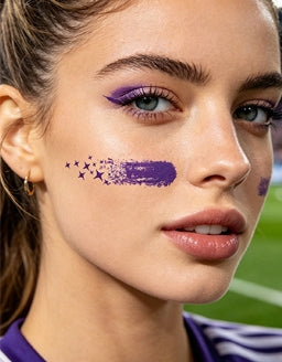 Football Fan Face & Body Tattoo Stickers