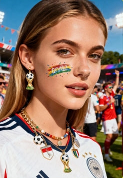 Soccer Fan Temporary Tattoo Stickers