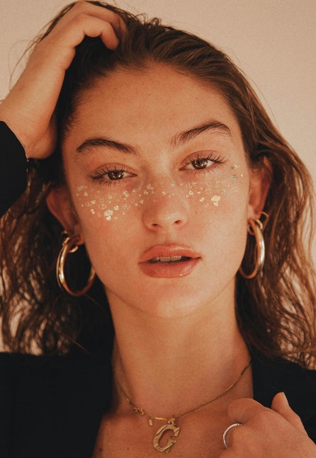 Gold Minimal Eye Makeup Stickers