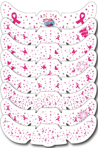 Pink Heart Faux Freckle Face Makeup Stickers
