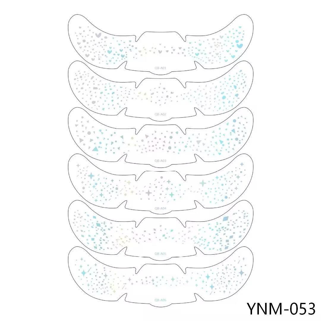 Assorted Glitter Face & Eye Makeup Stickers