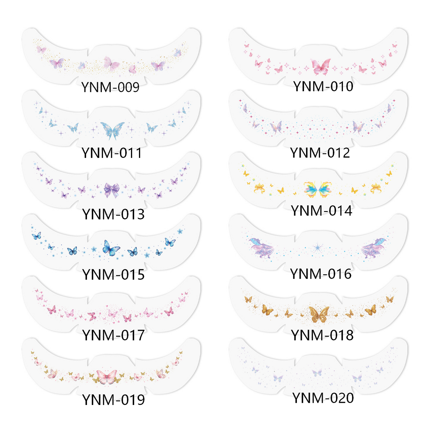 Fairy Butterfly Face & Eye Makeup Stickers