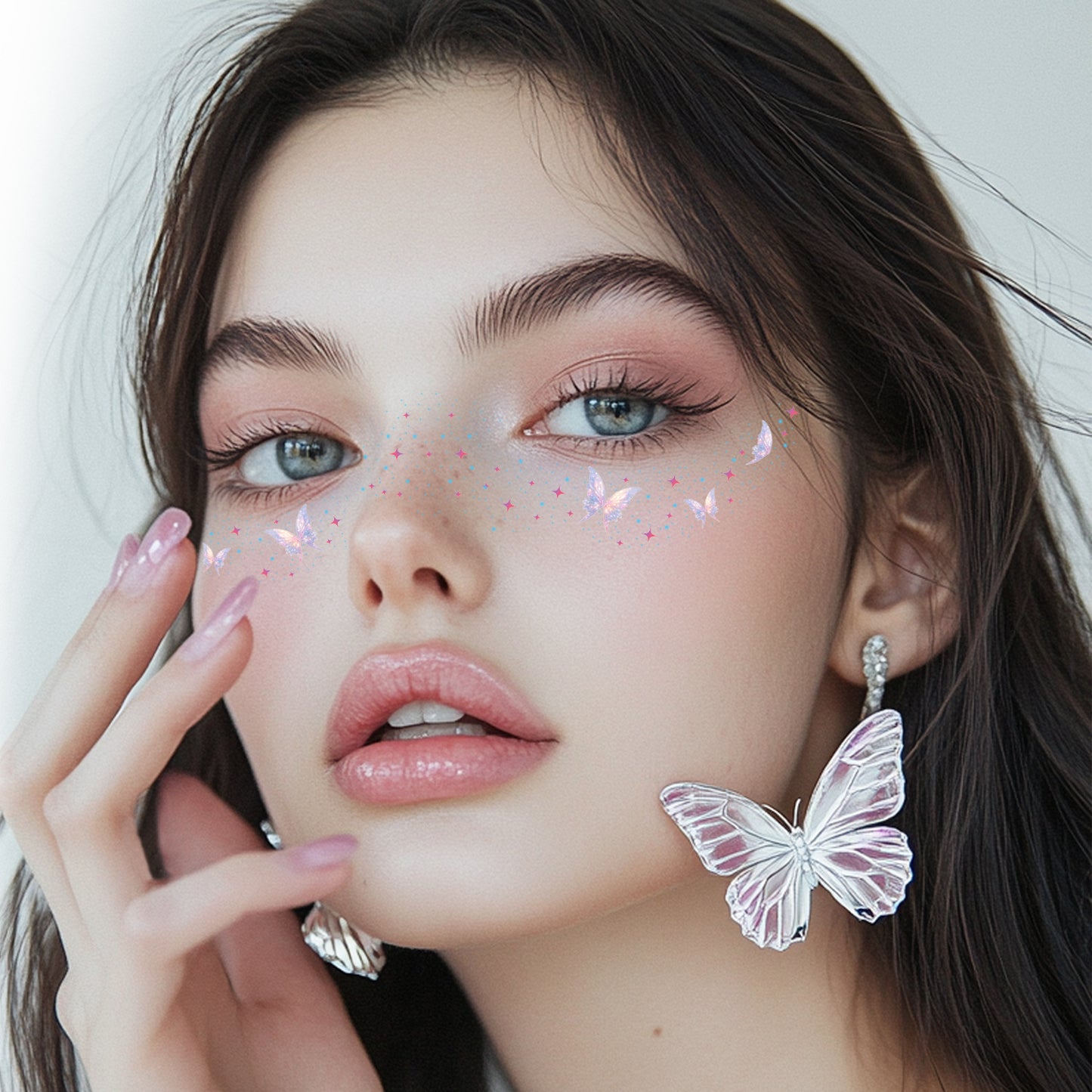 Fairy Butterfly Face & Eye Makeup Stickers