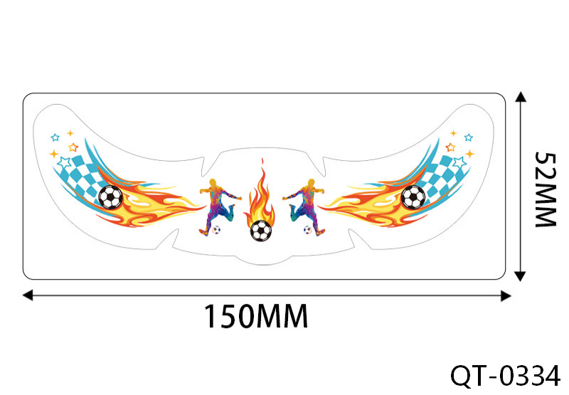 World Cup Fan Face Stickers