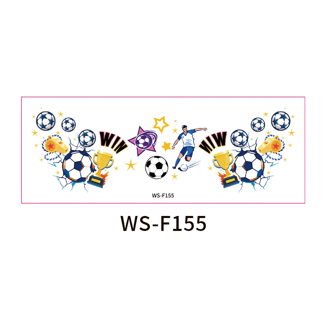 Soccer Fan Face Makeup Stickers