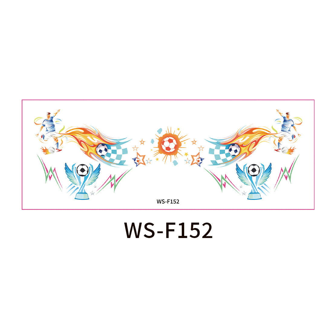 Soccer Fan Face Makeup Stickers