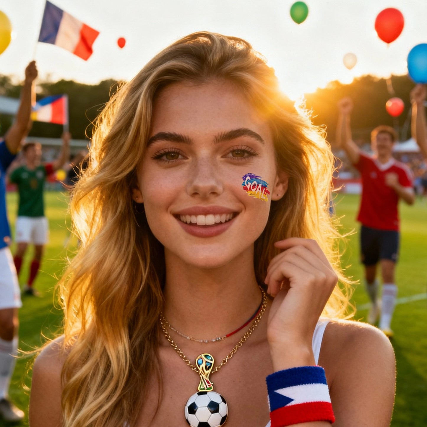 Soccer Fan Temporary Tattoo Stickers