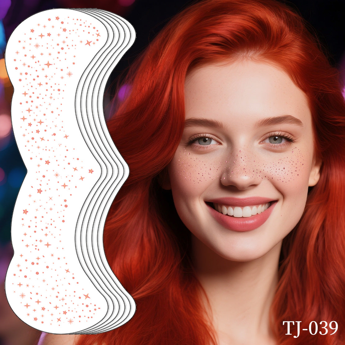 Starry Glitter Face & Eye Makeup Stickers