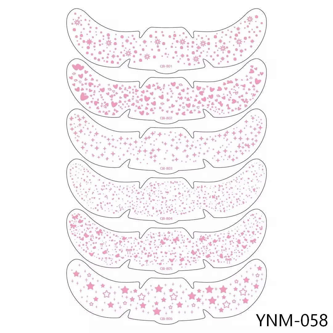 Assorted Glitter Face & Eye Makeup Stickers