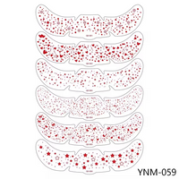 Assorted Glitter Face & Eye Makeup Stickers
