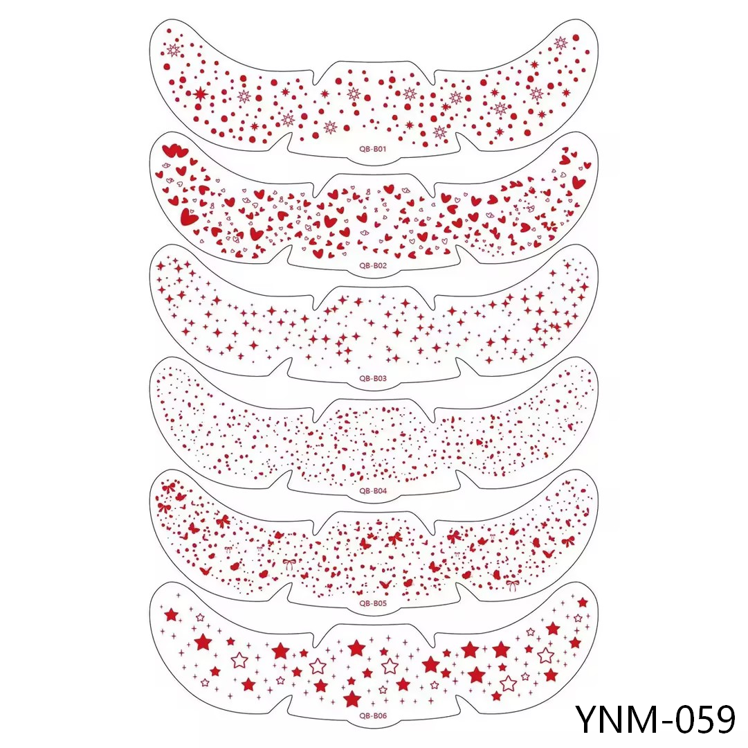 Assorted Glitter Face & Eye Makeup Stickers