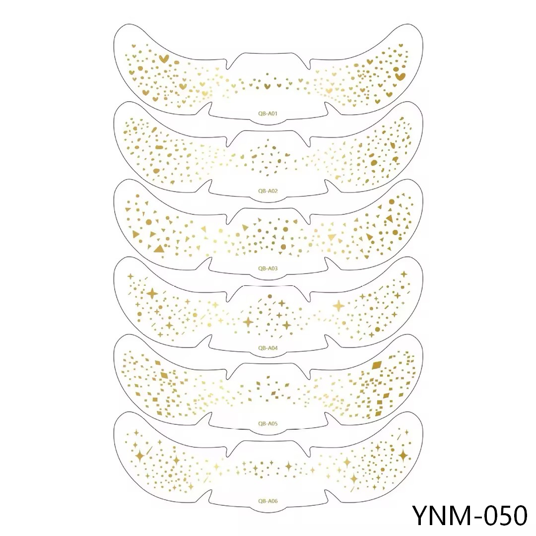 Assorted Glitter Face & Eye Makeup Stickers