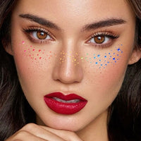 Colorful Heart Face Makeup Stickers