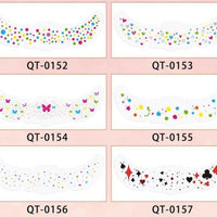 Colorful Festival Face Makeup Stickers