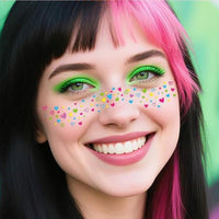 Colorful Festival Face Makeup Stickers