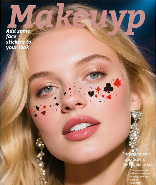 Colorful Festival Face Makeup Stickers