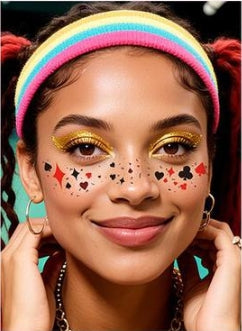 Colorful Festival Face Makeup Stickers