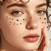 Colorful Star Face & Eye Makeup Stickers