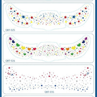 Colorful Star Face & Eye Makeup Stickers