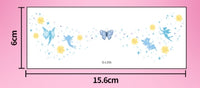 Pastel Butterfly Face & Eye Makeup Stickers