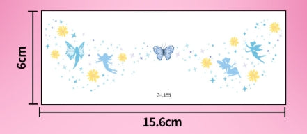 Pastel Butterfly Face & Eye Makeup Stickers
