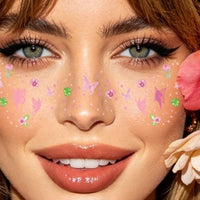Pastel Butterfly Face & Eye Makeup Stickers