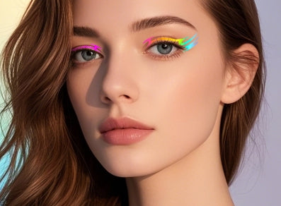 Neon Pastel Face & Eye Makeup Stickers