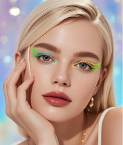 Neon Pastel Face & Eye Makeup Stickers