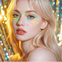 Neon Pastel Face & Eye Makeup Stickers