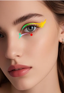 Neon Pastel Face & Eye Makeup Stickers