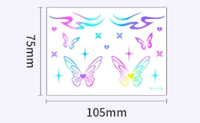 Neon Pastel Face & Eye Makeup Stickers