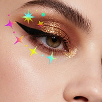Rainbow Star Face & Eye Makeup Stickers