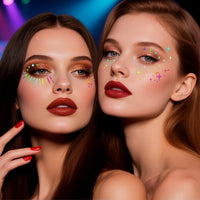 Rainbow Star Face & Eye Makeup Stickers