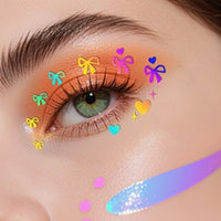 Rainbow Star Face & Eye Makeup Stickers