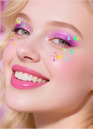 Rainbow Star Face & Eye Makeup Stickers