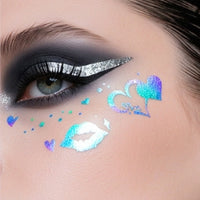 Blue Celestial Face & Eye Makeup Stickers