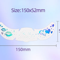 Blue Celestial Face & Eye Makeup Stickers