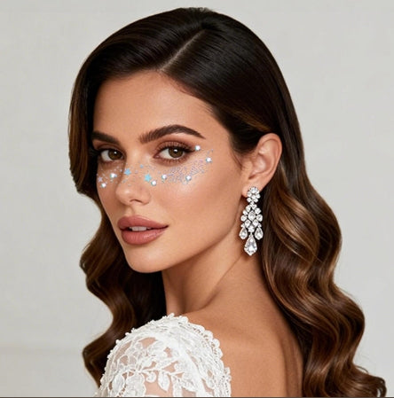 Bridal Pearl Face & Eye Makeup Stickers