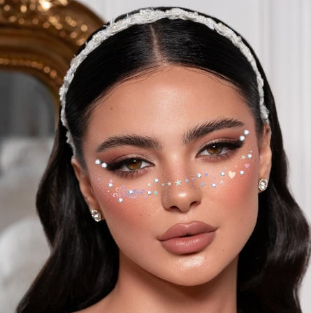 Bridal Pearl Face & Eye Makeup Stickers