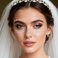 Bridal Pearl Face & Eye Makeup Stickers
