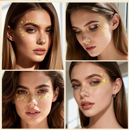 Celestial Face & Eye Makeup Sticker Set