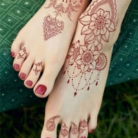 Henna Style Temporary Body Tattoo Stickers