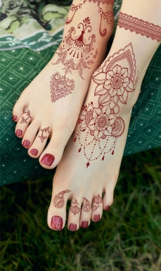 Henna Style Temporary Body Tattoo Stickers