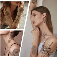 Henna Style Temporary Body Tattoo Stickers