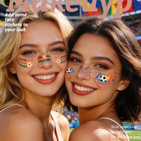 World Cup Fan Face Stickers